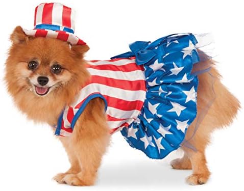 Rubies Costume 4th of July Collection Pet Costume, Patriotic Pooch Girl